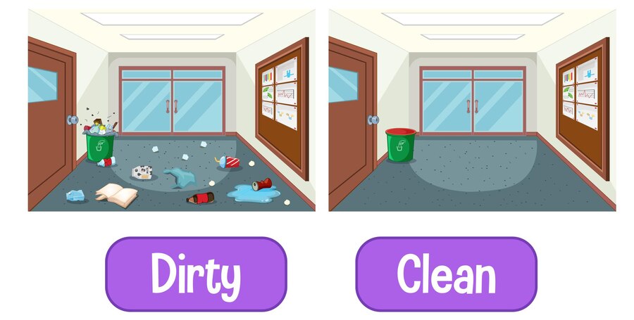 cómo limpiar una habitación muy sucia
