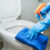 How to clean a toilet using citric acid
